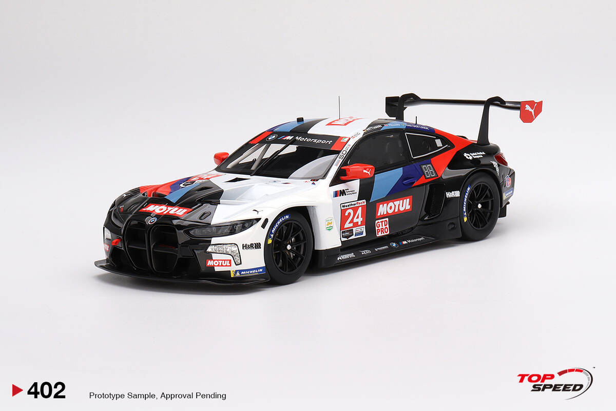 TopSpeed 1/18 BMW M4 GT3 BMW Team RLL 2022 IMSA Daytona 24 Hrs TS0402