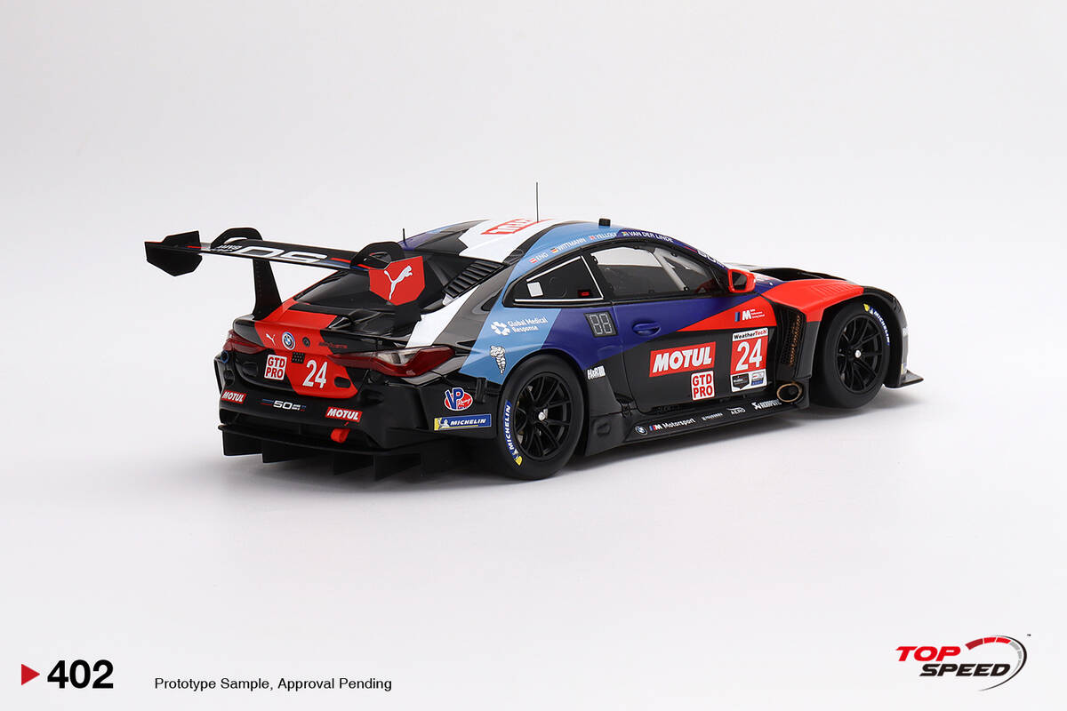 TopSpeed 1/18 BMW M4 GT3 BMW Team RLL 2022 IMSA Daytona 24 Hrs TS0402