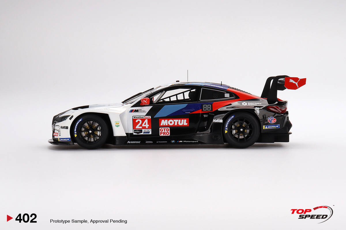 TopSpeed 1/18 BMW M4 GT3 BMW Team RLL 2022 IMSA Daytona 24 Hrs TS0402