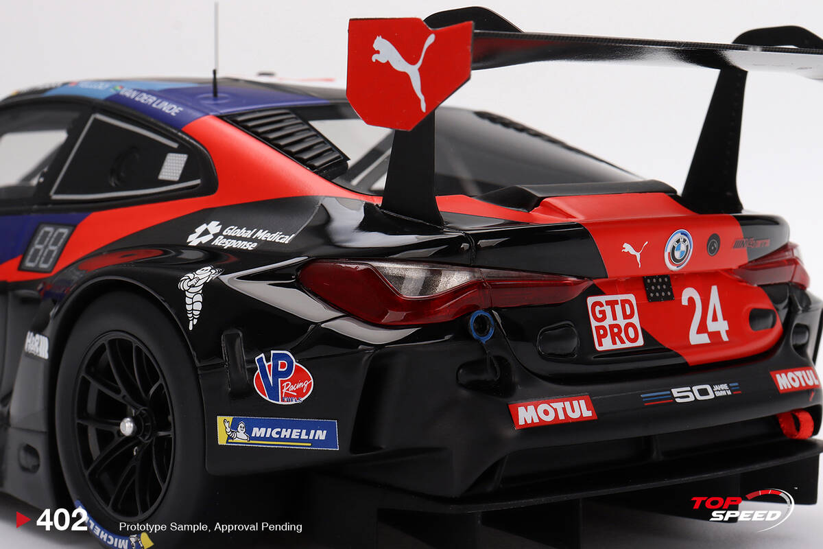 TopSpeed 1/18 BMW M4 GT3 BMW Team RLL 2022 IMSA Daytona 24 Hrs TS0402