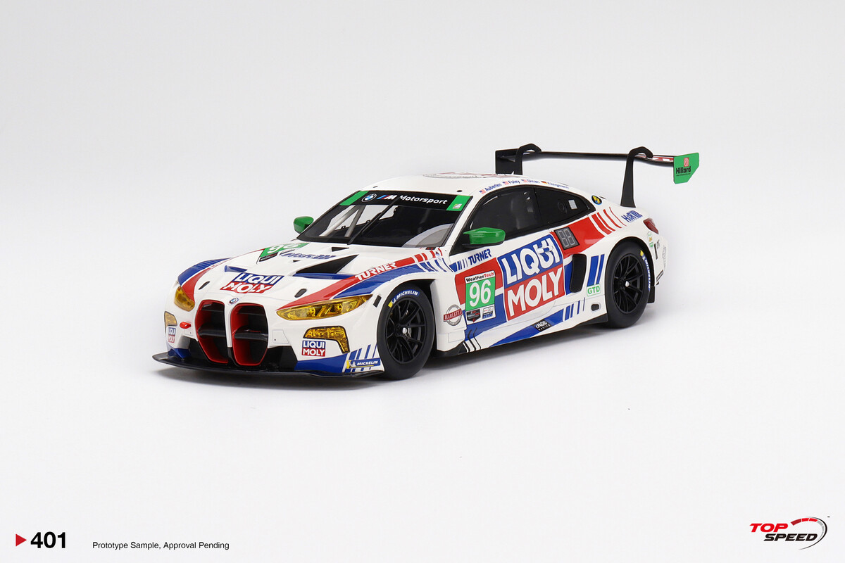 TopSpeed 1/18 BMW M4 GT3 #96 Turner Motorsports 2022 IMSA Daytona 24Hrs TS0401 - Thumbnail