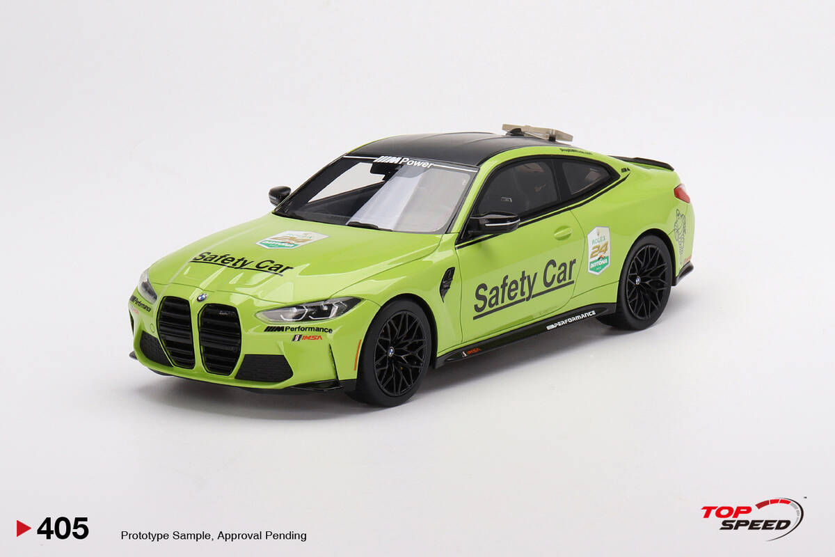 TopSpeed 1/18 BMW M4 Safety Car 2022 Daytona 24 Hrs TS0405