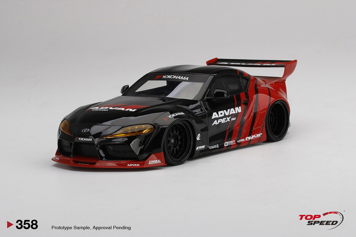 TopSpeed 1/18 Pandem Toyota GR Supra V1.0 Advan SEMA 2019 TS0358 - Thumbnail