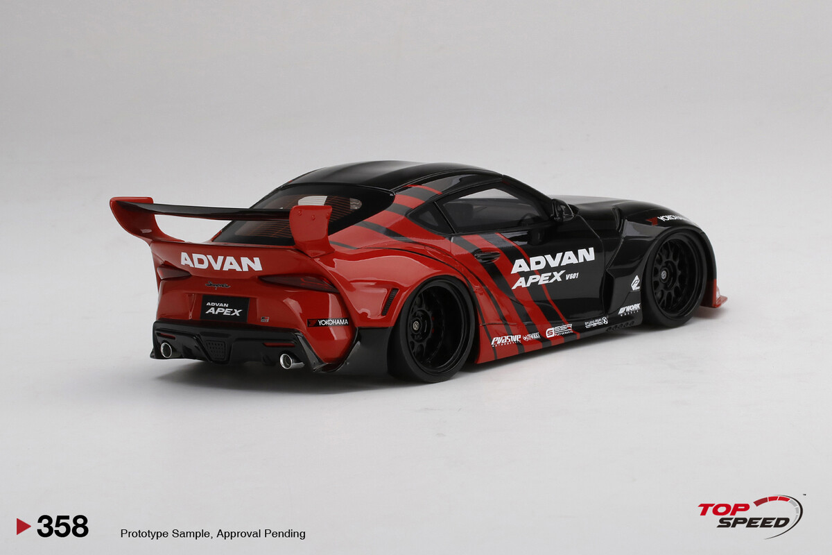 TopSpeed 1/18 Pandem Toyota GR Supra V1.0 Advan SEMA 2019 TS0358 - Thumbnail