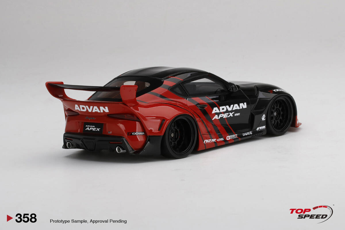 TopSpeed 1/18 Pandem Toyota GR Supra V1.0 Advan SEMA 2019 TS0358