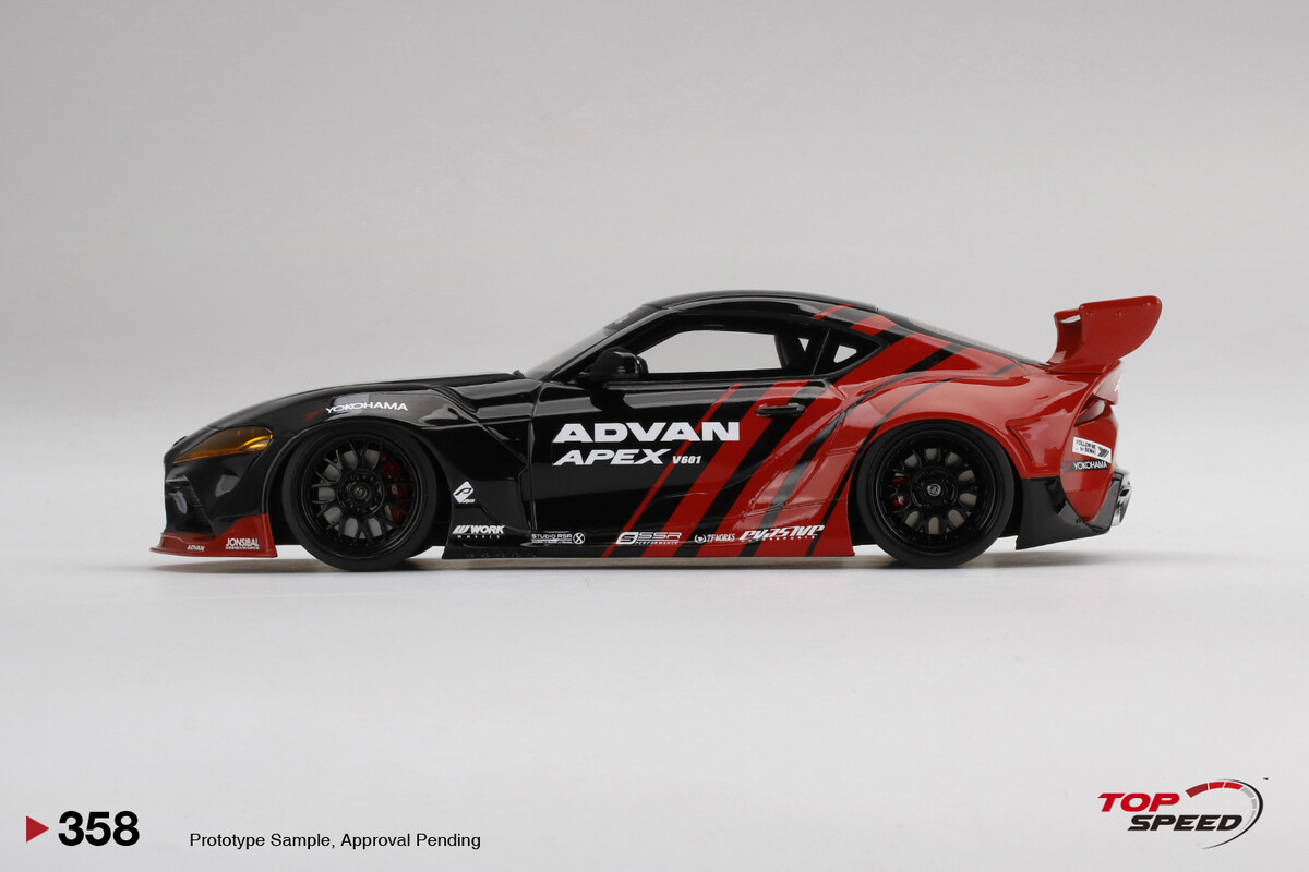 TopSpeed 1/18 Pandem Toyota GR Supra V1.0 Advan SEMA 2019 TS0358 - Thumbnail