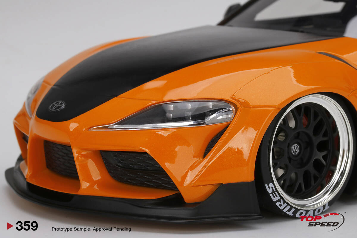 TopSpeed 1/18 Pandem Toyota GR Supra V1.0 Orange TS0359