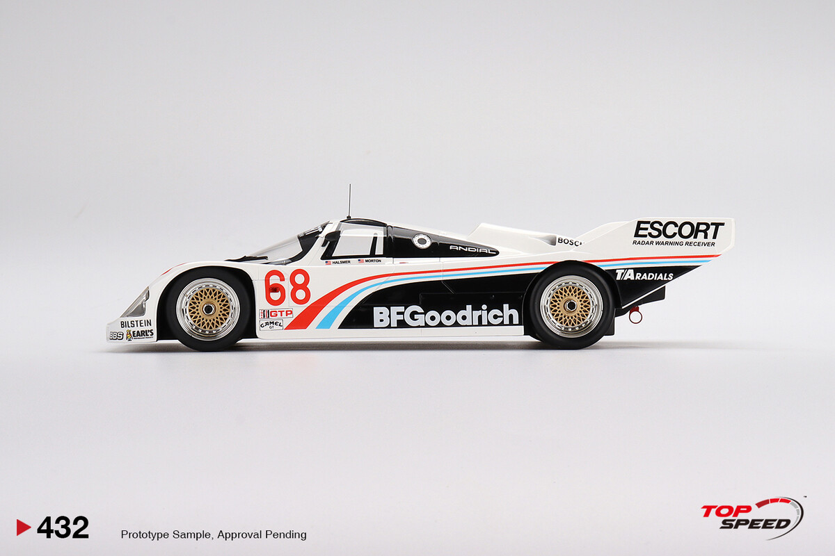 TopSpeed 1/18 Porsche 962 #68 BFGoodrich 1986 IMSA Road America 500Miles TS0432 - Thumbnail