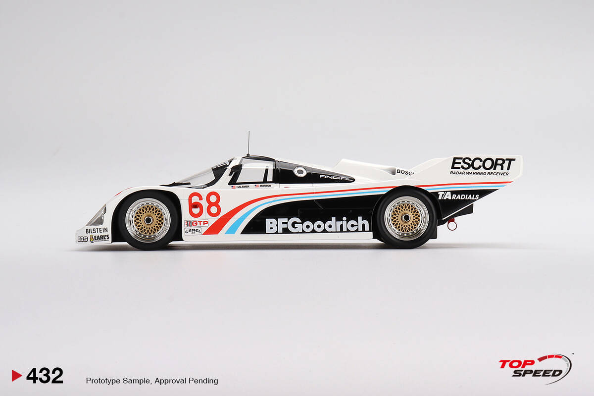 TopSpeed 1/18 Porsche 962 #68 BFGoodrich 1986 IMSA Road America 500Miles TS0432
