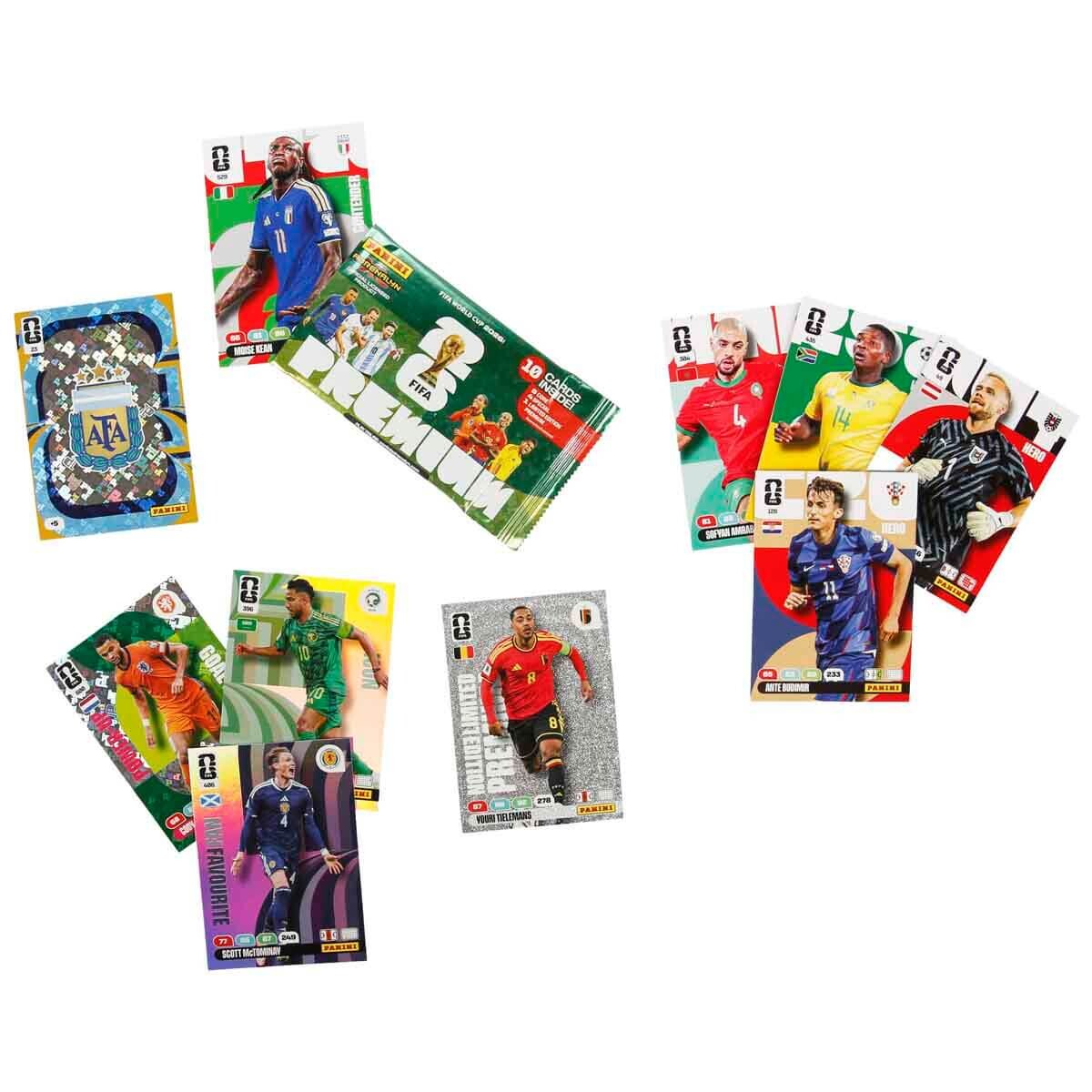 Panini FIFA World Cup 2026 Adrenalyn XL Premium Trading Card 10 Paket Box - Thumbnail