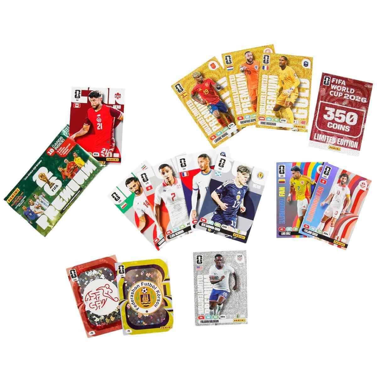 Panini FIFA World Cup 2026 Adrenalyn XL Premium Trading Card Paket