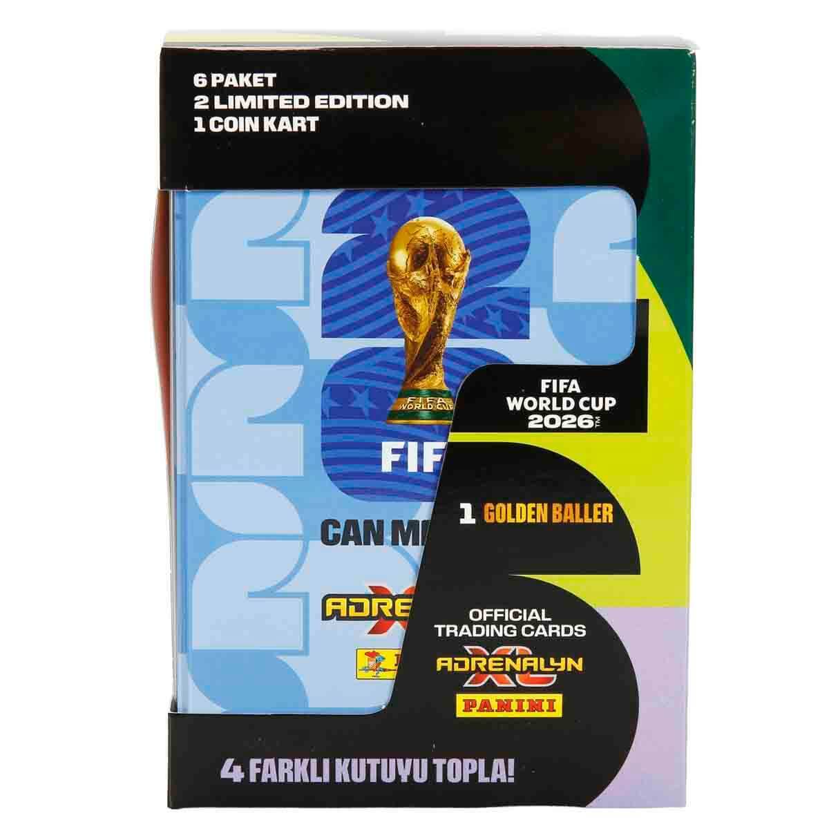 Panini FIFA World Cup 2026 Adrenalyn XL Trading Card Metal Kutu - Mavi Kutu