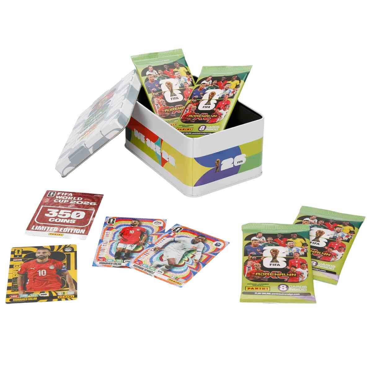 Panini FIFA World Cup 2026 Adrenalyn XL Trading Card Metal Kutu Set - Thumbnail