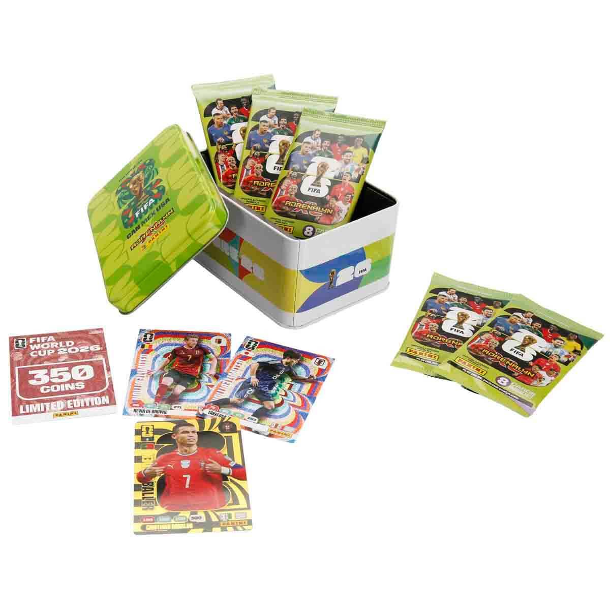 Panini FIFA World Cup 2026 Adrenalyn XL Trading Card Metal Kutu - Yeşil Kutu