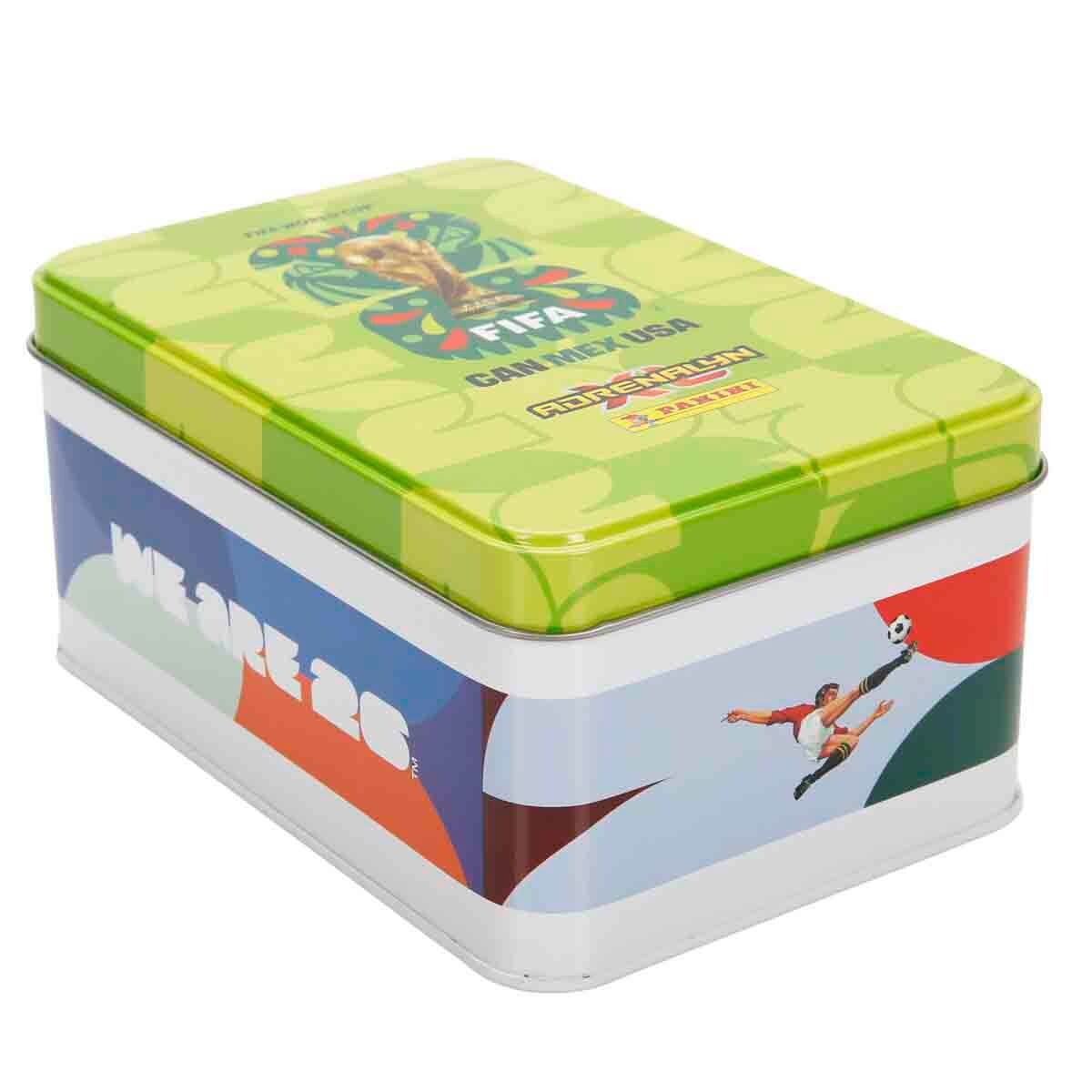 Panini FIFA World Cup 2026 Adrenalyn XL Trading Card Metal Kutu - Yeşil Kutu - Thumbnail