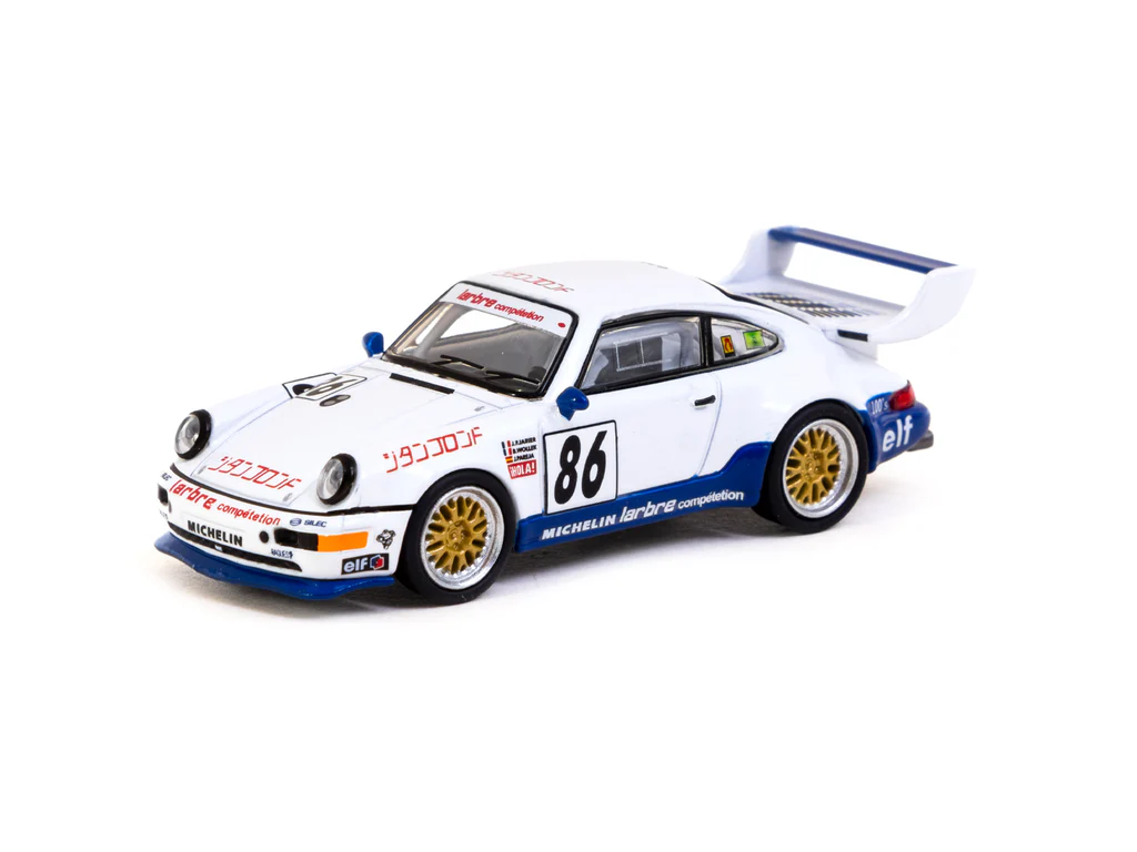 Tarmac Works - Schuco X Tarmac Works 1/64 Porsche 911 Turbo S LM GT Suzuka 1000km 1994 #86 - COLLAB64