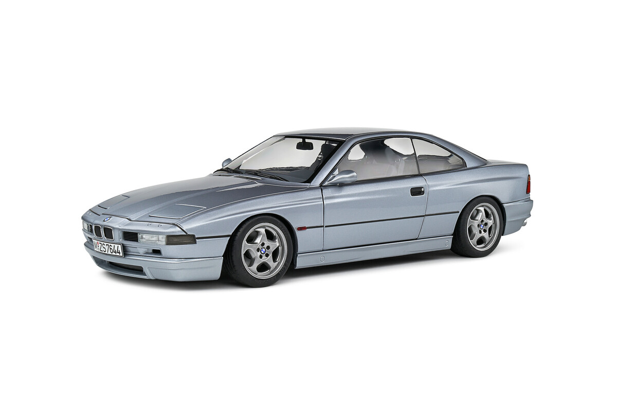 Solido - Solido 1/18 Bmw 850 (E31) CSI Arktissilber Met 1992 S1807004
