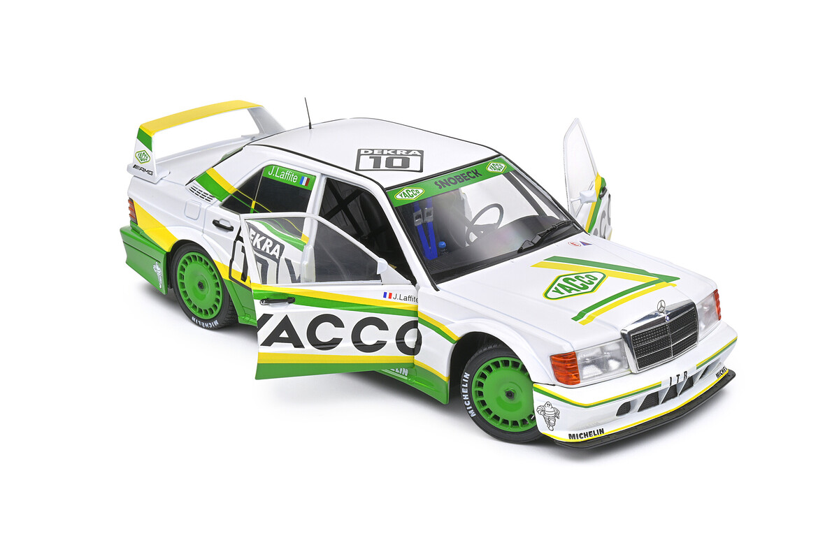 Solido - Solido 1/18 Mercedes-Benz 190 (W201) Evo II WHITE #10 J.Laffıte DTM 1991 S1801006