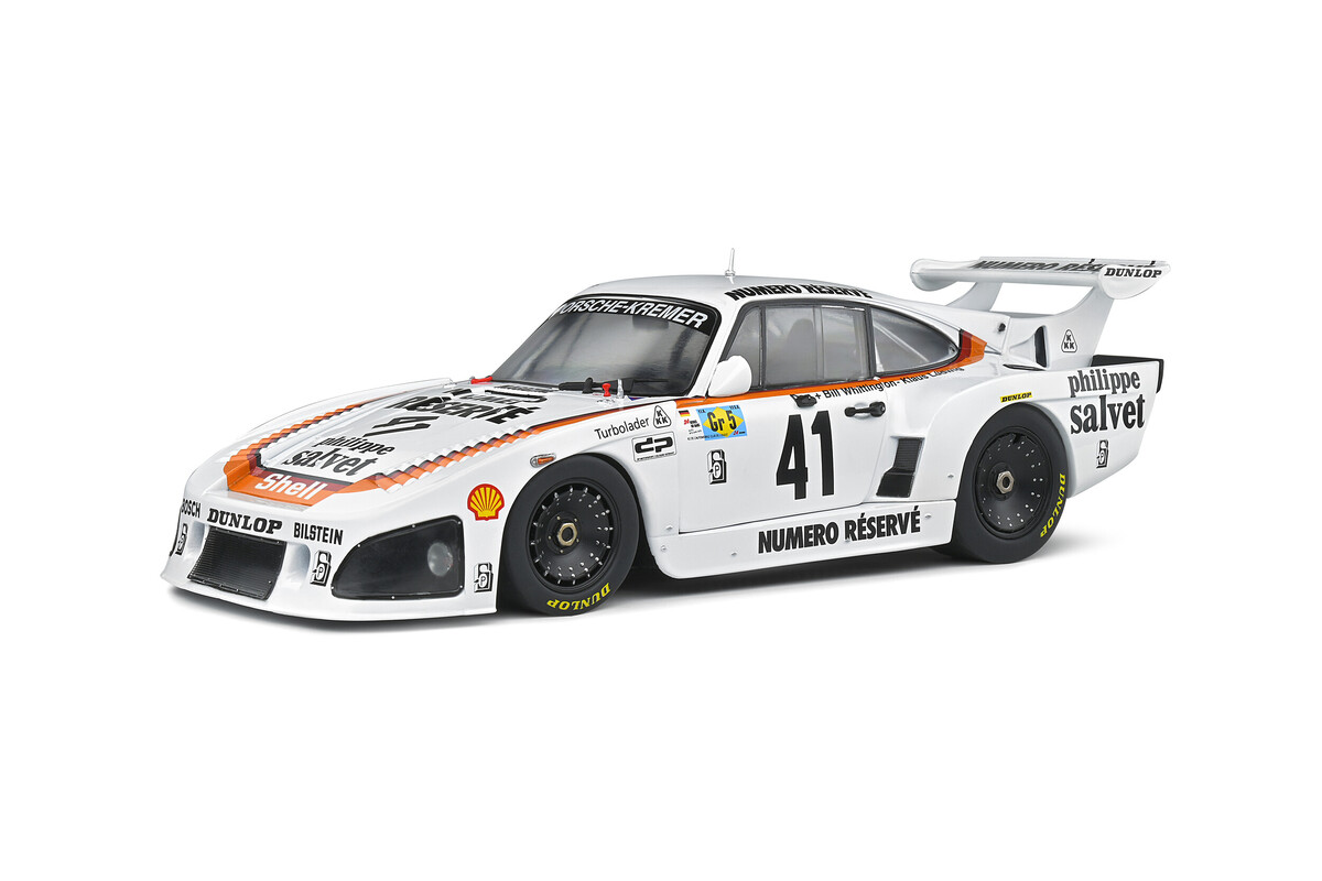 Solido - Solido 1/18 Porsche 935 K3 White #41 Ludwig/Whittington 24H LE M S1807201