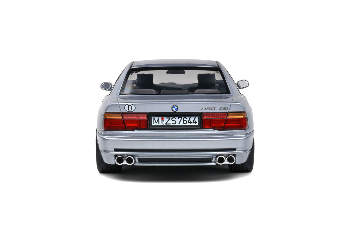 Solido 1/18 Bmw 850 (E31) CSI Arktissilber Met 1992 S1807004 - Thumbnail