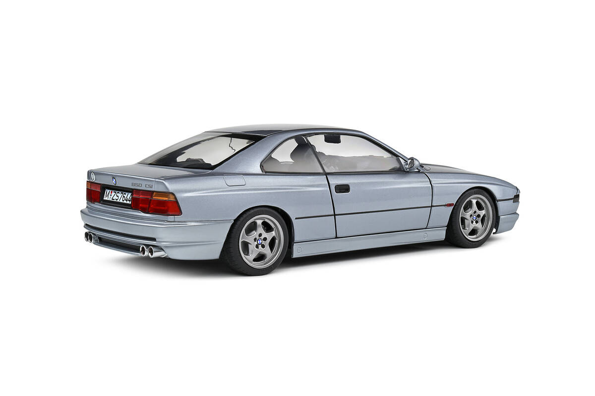 Solido 1/18 Bmw 850 (E31) CSI Arktissilber Met 1992 S1807004