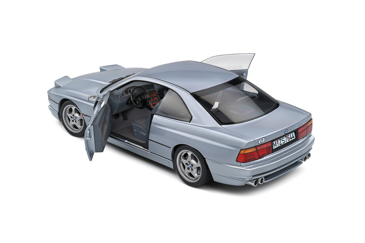 Solido 1/18 Bmw 850 (E31) CSI Arktissilber Met 1992 S1807004 - Thumbnail