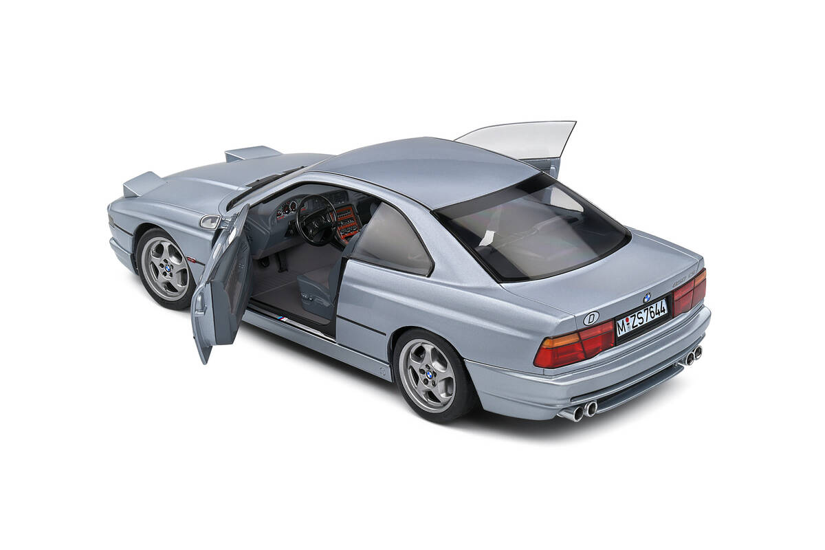 Solido 1/18 Bmw 850 (E31) CSI Arktissilber Met 1992 S1807004