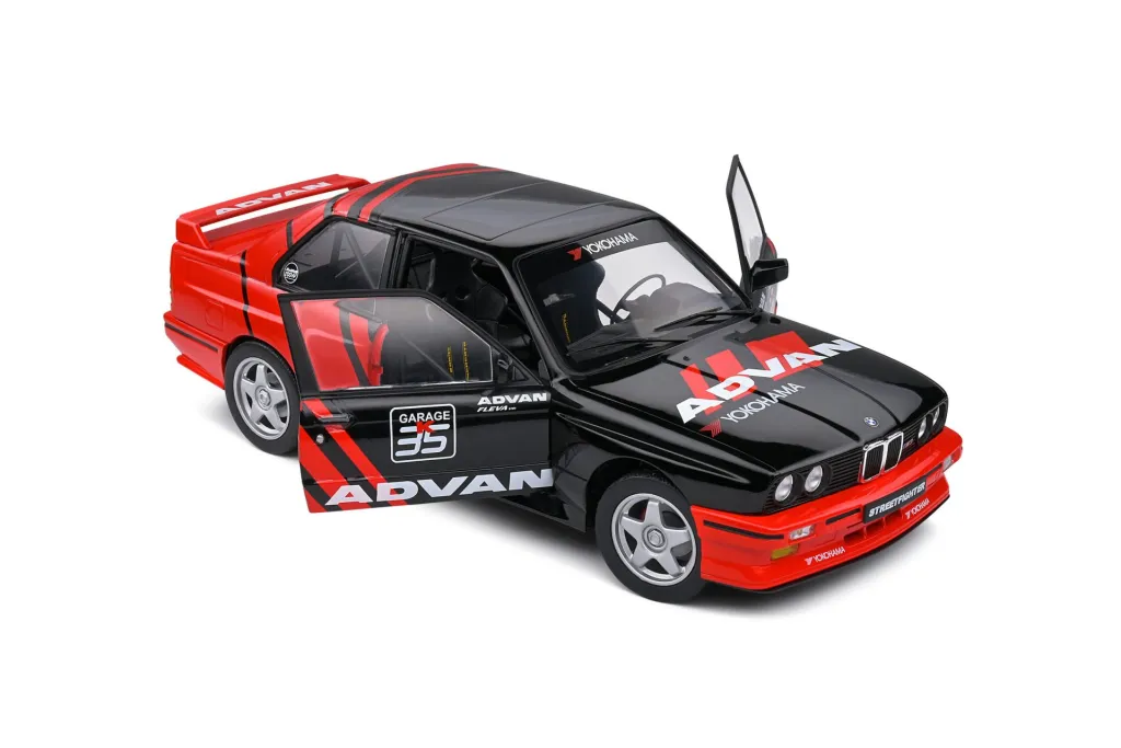Solido 1/18 BMW E30 M3 Advan Drift Team Black 1990 S1801521
