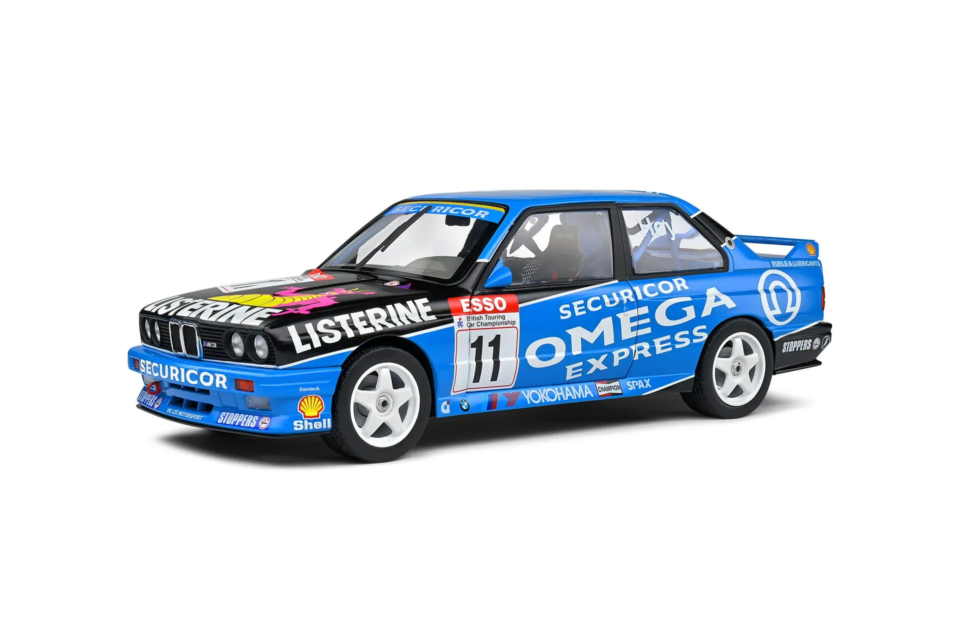 Solido 1/18 Bmw E30 M3 Blue #1 W.hoy Btcc 1991 S1801522 - Thumbnail