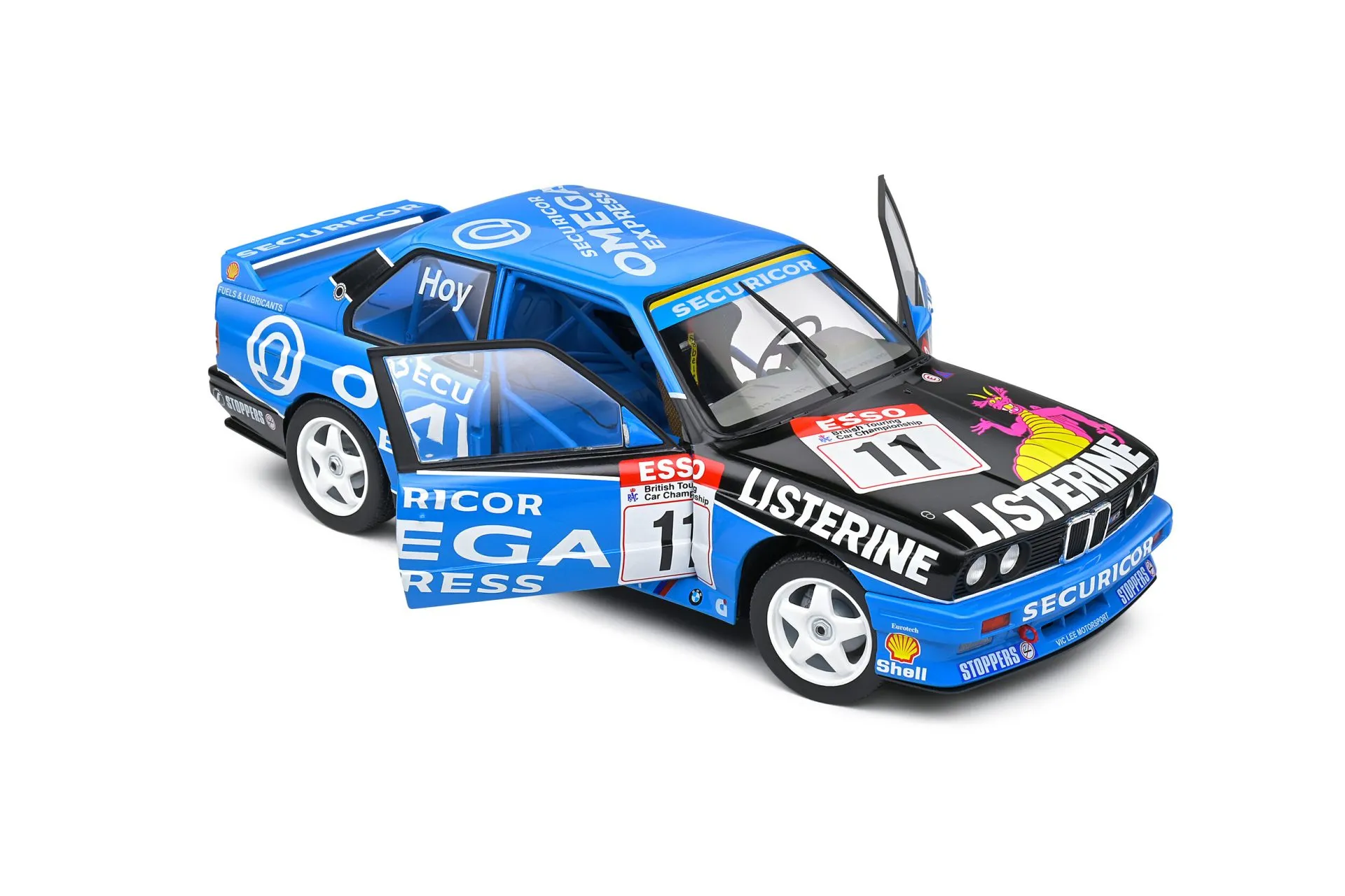 Solido 1/18 Bmw E30 M3 Blue #1 W.hoy Btcc 1991 S1801522 - Thumbnail