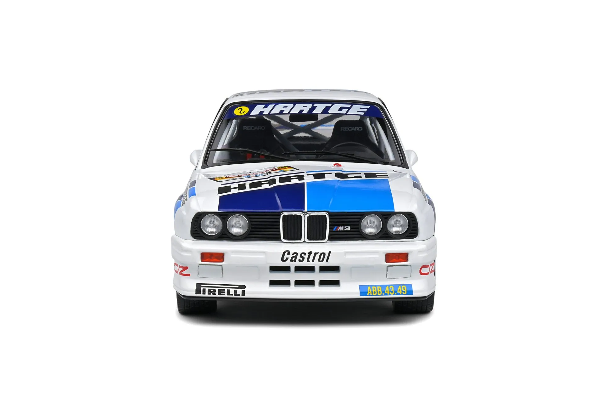 Solido 1/18 Bmw E30 M3 GR. A White #3 I.Carlsson/ P.Carlsson Adac Rally Deut S1801514