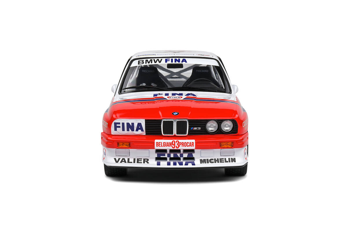 Solido 1/18 Bmw E30 M3 White #14 Duez Belgium Procar 1993 S1801523