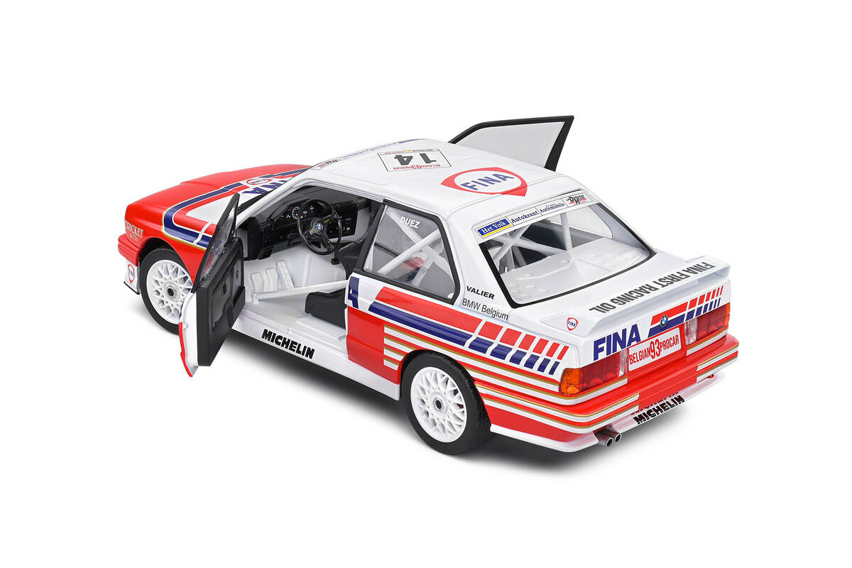 Solido 1/18 Bmw E30 M3 White #14 Duez Belgium Procar 1993 S1801523