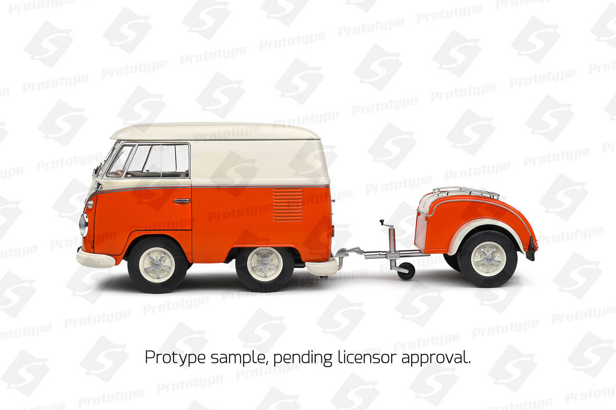 Solido 1/18 Cool Combi Orange & White 1950 S1810902
