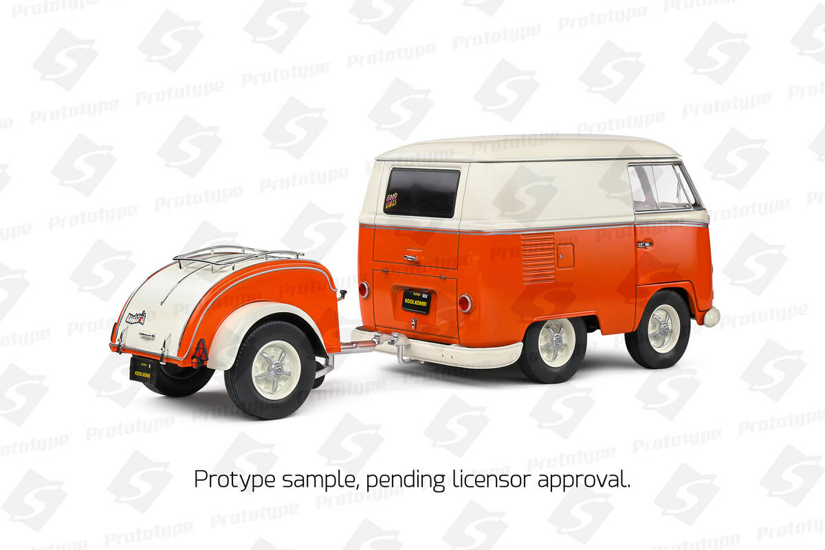 Solido 1/18 Cool Combi Orange & White 1950 S1810902