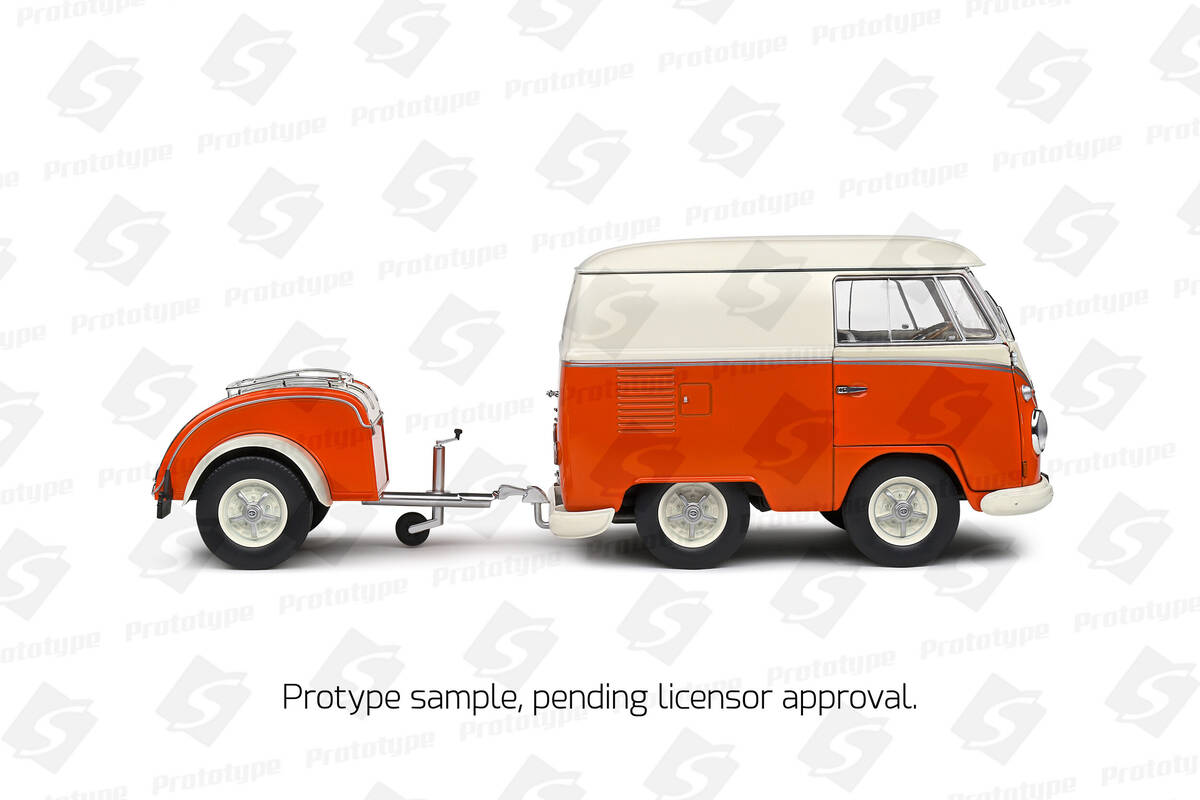 Solido 1/18 Cool Combi Orange & White 1950 S1810902