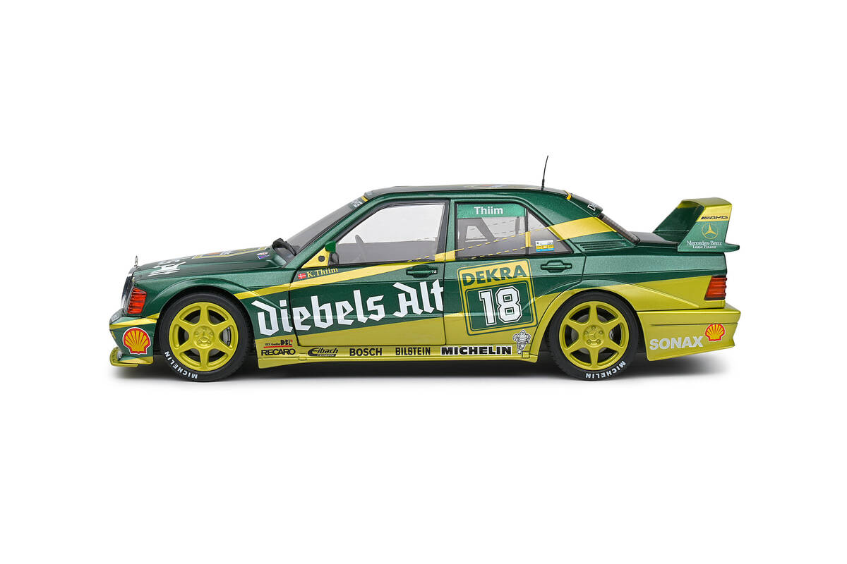 Solido 1/18 Mercedes-Benz 190 (W201) EVO II Green #18 K.Thim DTM 1992 S1801009