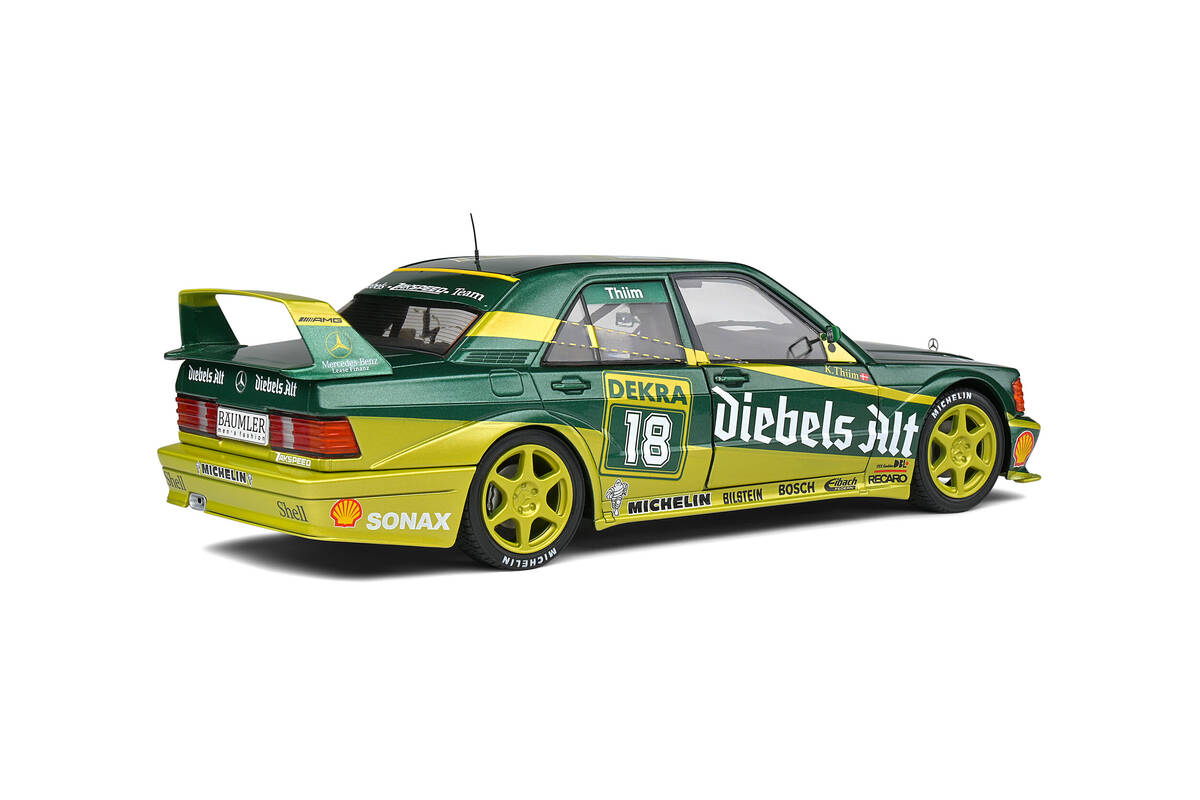 Solido 1/18 Mercedes-Benz 190 (W201) EVO II Green #18 K.Thim DTM 1992 S1801009