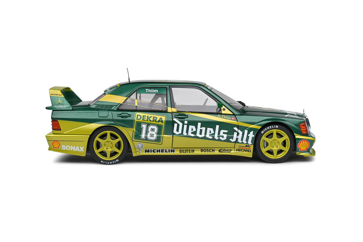 Solido 1/18 Mercedes-Benz 190 (W201) EVO II Green #18 K.Thim DTM 1992 S1801009