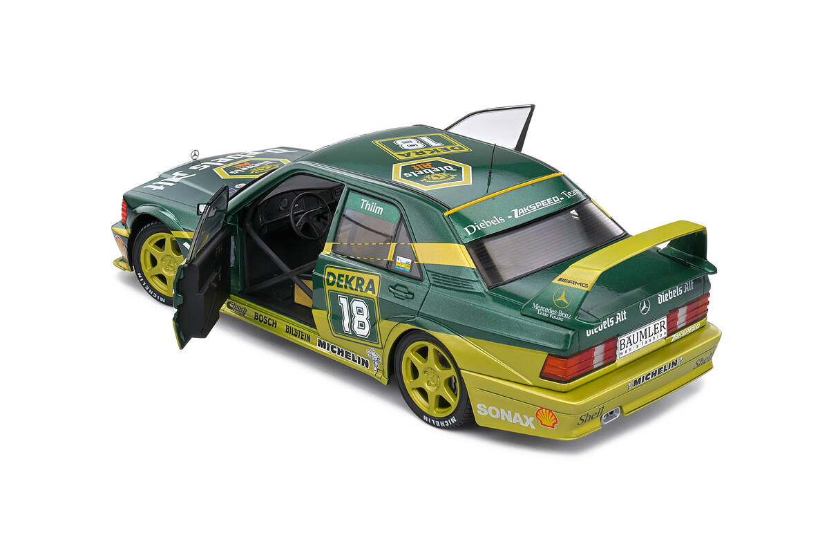 Solido 1/18 Mercedes-Benz 190 (W201) EVO II Green #18 K.Thim DTM 1992 S1801009