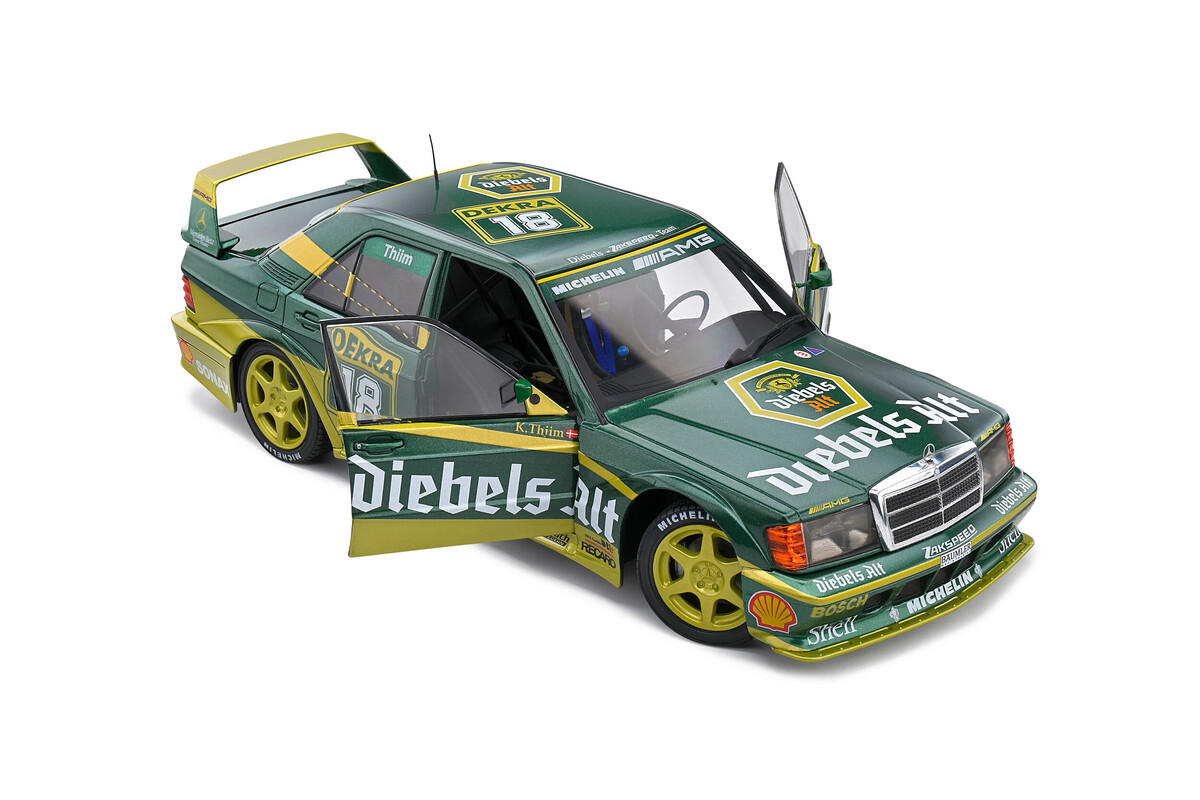 Solido 1/18 Mercedes-Benz 190 (W201) EVO II Green #18 K.Thim DTM 1992 S1801009 - Thumbnail
