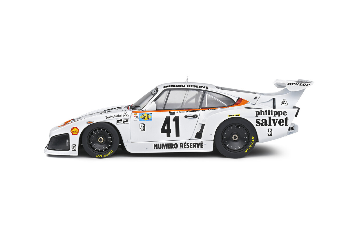 Solido 1/18 Porsche 935 K3 White #41 Ludwig/Whittington 24H LE M S1807201 - Thumbnail