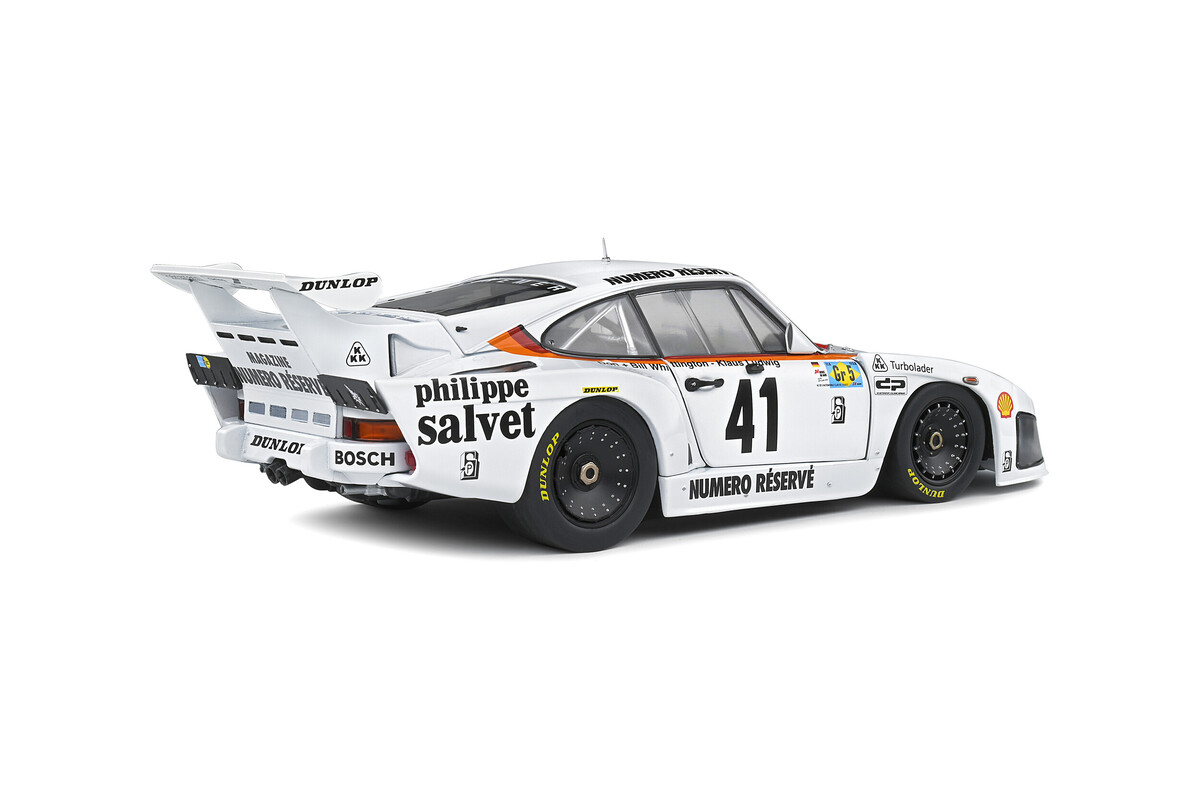 Solido 1/18 Porsche 935 K3 White #41 Ludwig/Whittington 24H LE M S1807201 - Thumbnail