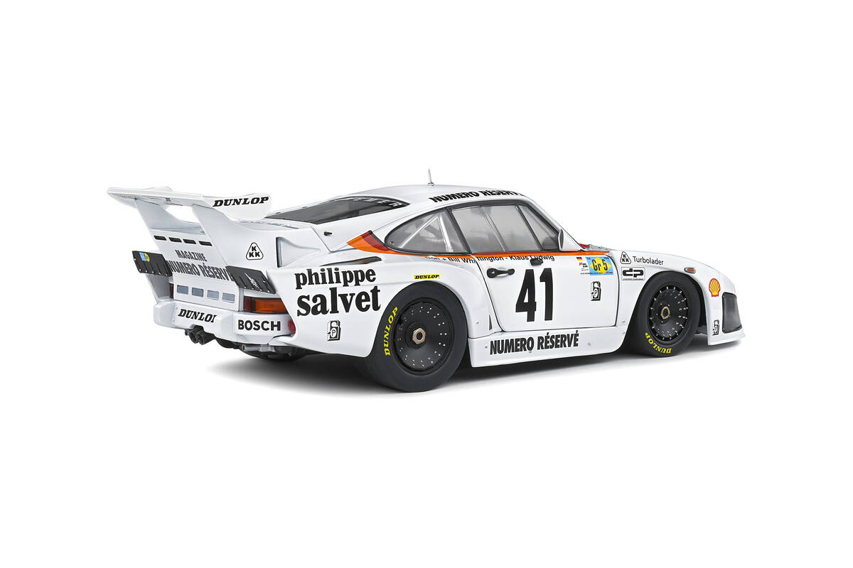 Solido 1/18 Porsche 935 K3 White #41 Ludwig/Whittington 24H LE M S1807201