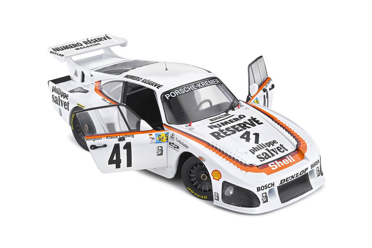 Solido 1/18 Porsche 935 K3 White #41 Ludwig/Whittington 24H LE M S1807201