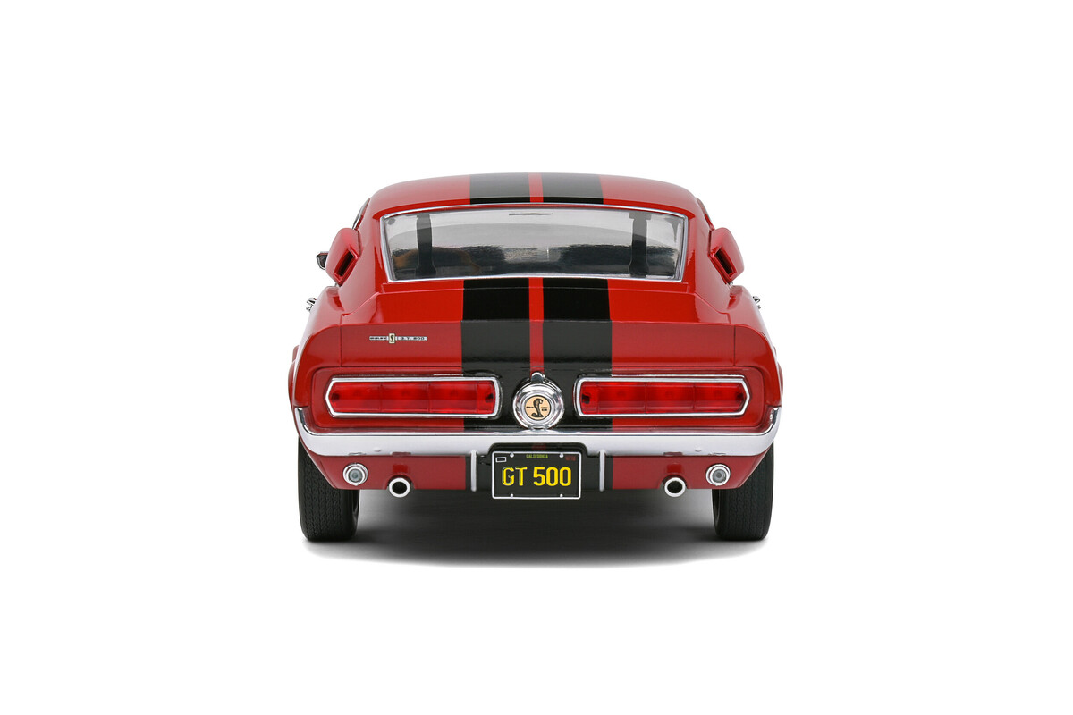 Solido 1/18 Shelby GT500 Burgundy Red 1967 S1802909 - Thumbnail