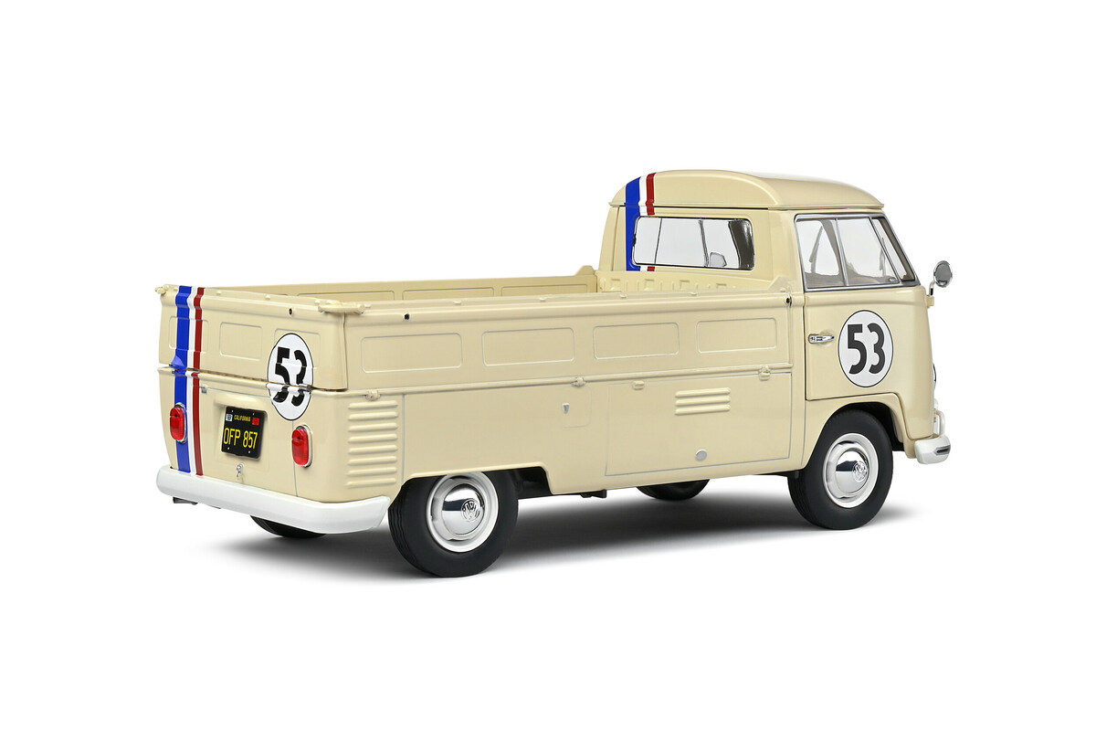 Solido 1/18 Volkswagen T1 Pick-up Racer 53 Beige 1950 S1806708 - Thumbnail