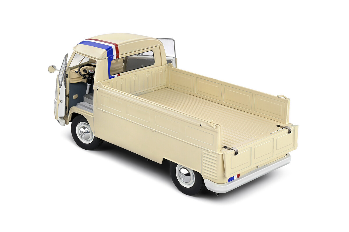 Solido 1/18 Volkswagen T1 Pick-up Racer 53 Beige 1950 S1806708 - Thumbnail