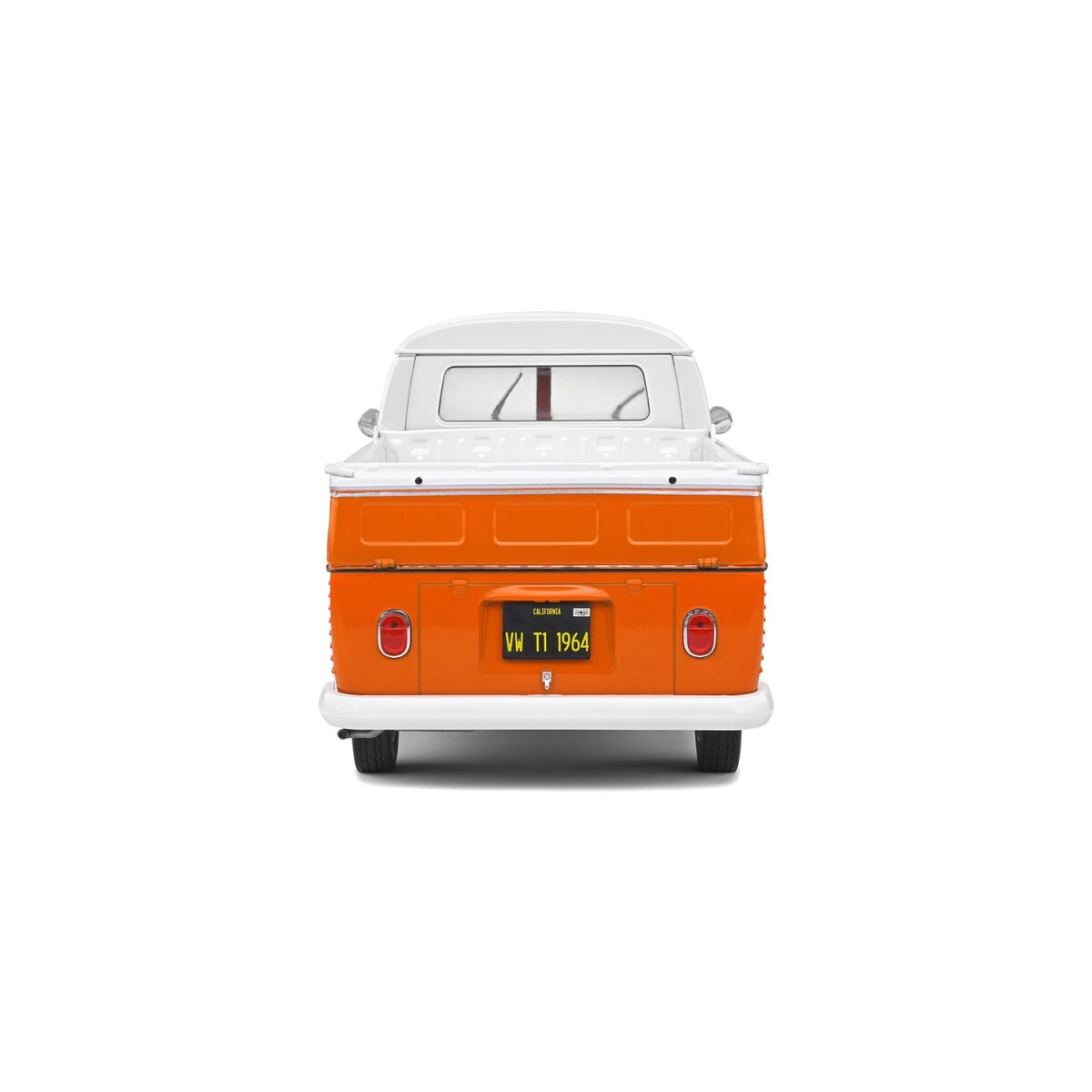 Solido 1/18 Volkswagen T1 Pick-up Orange / White 1950 S1806701 - Thumbnail