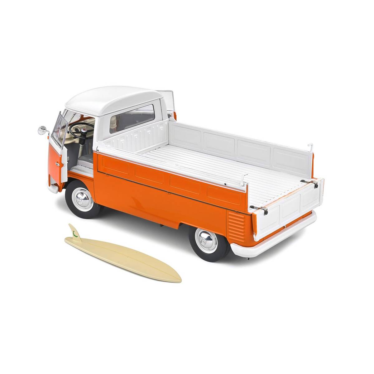 Solido 1/18 Volkswagen T1 Pick-up Orange / White 1950 S1806701